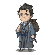 荒川祐蔵のイラスト（イメージ）