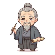 安積艮斎のイラスト（イメージ）