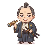 勝海舟のイラスト（イメージ）