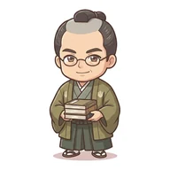 栗本鋤雲のイラスト（イメージ）