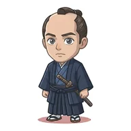 小栗忠道のイラスト（イメージ）