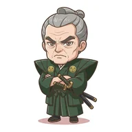 徳川斉昭のイラスト（イメージ）
